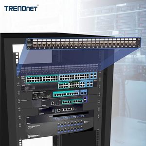 Panel de Conexiones <span class=keywords><strong>TRENDnet</strong></span> de 24 Puertos, Blindado, 1U, 19 Pulgadas, para Montaje en Rack, Protección EMI/RFI, Conectores Keystone Cat6A (Se Venden por Separado), Hecho en China - Product Image 4