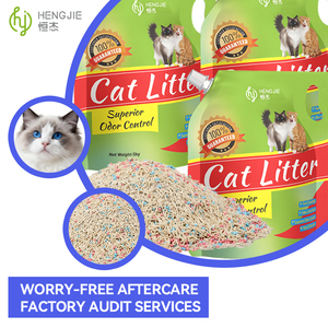 Prix de gros usine Litière <span class=keywords><strong>pour</strong></span> <span class=keywords><strong>chat</strong></span> biodégradable, écologique, facile à nettoyer, jetable dans les toilettes, faible teneur en poussière, hautement absorbante, mélange de sable, tofu et bentonite - Product Image 1