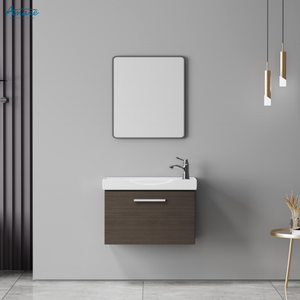 Set di Mobili da <span class=keywords><strong>Bagno</strong></span> in PVC <span class=keywords><strong>Economici</strong></span>, Vendita all'Ingrosso, Mobile Lavabo da Parete <span class=keywords><strong>per</strong></span> Hotel con Specchio - Product Image 2