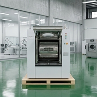 Laveuse-essoreuse commerciale à barrière sanitaire pour textiles médicaux anti-contamination croisée