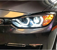 Phare LED de style laser pour BMW Série 3 F30 F35 M3 F80 2013-2018, avec DRL et lentille à double faisceau, pour mise à niveau de phare avant