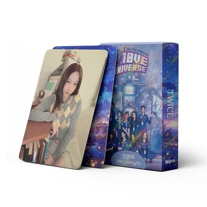 Tarjetas fotográficas Lomo de TWICE, 55 unidades, en stock para envío transfronterizo, <span class=keywords><strong>Nayeon</strong></span>, álbum del grupo femenino de KPOP, tarjetas coleccionables de ídolos, regalo para fans de ONCE - Product Image 1