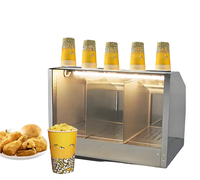 Vitrine chauffante pour popcorn électrique commerciale, machine à popcorn, vitrine chauffante pour centre commercial, cinéma