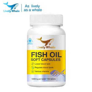 Lively Whale Omega3 Óleo De Peixe Cápsulas Macias, fonte De Alta Pureza Mar Profundo, fonte De Fábrica, OEMODM - Product Image 1