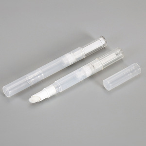 Stylo rechargeable pour liquide nourrissant pour les ongles, traitement de l'onychomycose, emballage cosmétique en plastique de 3ml, transparent noir - Product Image 2