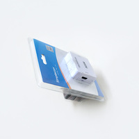 KEYMY DZ-61 Boîtier en blister en PVC/PET recyclable de 0,5 mm d'épaisseur pour adaptateur