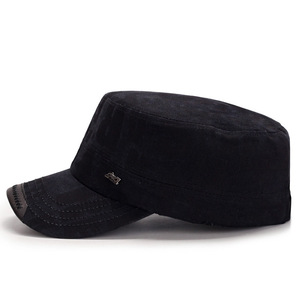 <b>Flat</b> Cap Men Canvas Black Washed Style Spring Autumn Outdoor Sunshade <b>Hat</b> - Product Image 3