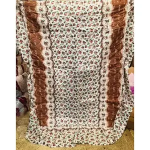 Edredón Doble de Patchwork con Relleno de Poliéster y Algodón para Todas las Estaciones, Ropa de Cama Clásica para el Hogar - Product Image 4