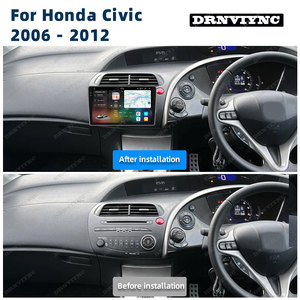 ระบบมัลติมีเดียในรถยนต์ 7870 2K Android 13 พร้อมวิทยุ สเตอริโอ กล้อง 360 องศา รองรับ Carplay DSP WIFI 4G GPS สำหรับรถยนต์ Honda <span class=keywords><strong>Civic</strong></span> <span class=keywords><strong>Hatchback</strong></span> ปี 2006 - 2012 - Product Image 2