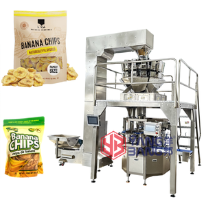 YB-210 Machine d'emballage de chips de fraise de banane séchée et de fraise de sac pré-fabriqué multifonction entièrement automatique - Product Image 1
