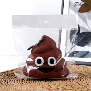 Dispensador de Bolsas de Basura Desechables Portátiles con Forma de Caca, con Clip, Sostenible y Conveniente para Caminar al Aire Libre - Product Image 5