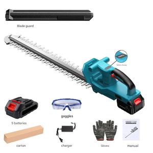 Taille-haie électrique sans fil à double lame, outil de jardin pour la taille des arbres à thé, scie à gazon, nouveau modèle populaire pour le jardin - Product Image 1