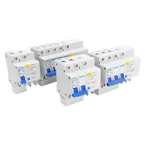 Fato Aarde Lekkage Stroomonderbreker 1-63a 230V 400V Ac Dz47le 1/2/3/4 Polen Met Overbelasting Elcb Rcbo Rcd C Type