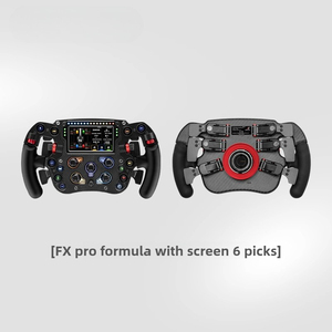 Volant de <span class=keywords><strong>jeu</strong></span> SIMAGIC FX Formula en fibre de carbone avec base à entraînement direct, retour de force pour <span class=keywords><strong>PC</strong></span> - Compatible USB pour jeux - Product Image 3