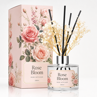 Diffuseur d'huiles essentielles naturelles avec bâtonnets, bouteille écologique pour la maison et l'hôtel, absorption des odeurs, assainisseur d'air, vente en gros
