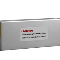 Аккумулятор LiPo LongKun 3.7V 3.85V 80Ач 100Ач с высокой плотностью энергии, перезаряжаемая литий-полимерная батарея в мягком корпусе, OEM ODM
