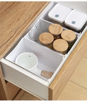 Armoire de cuisine en plastique organisateur tiroir baguettes boîte de rangement étagère à épices Pot organisateur ustensiles de cuisine boîte de rangement bacs