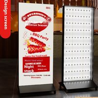 Lumière portable rectangulaire à double face à LED mobile, sans cadre, en acier, étanche, haute luminosité, 5000 lumens, pour extérieur/intérieur
