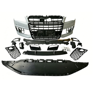 Kit carrosserie PP, style <span class=keywords><strong>S8</strong></span> W12, mise à niveau du pare-chocs avant pour <span class=keywords><strong>Audi</strong></span> A8 D4 4H <span class=keywords><strong>S8</strong></span> <span class=keywords><strong>2011</strong></span> 2012 2013 2014 2015 2016 2017 2018 - Product Image 1