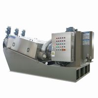 Presse à vis en acier inoxydable certifiée CE pour la déshydratation des boues, 380V, qualité industrielle
