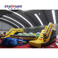 Parcours d'obstacles gonflable Bouncer Games Balls Interactive Wipe Out Jumping Sports Gonflable Interactive Game Bumper
