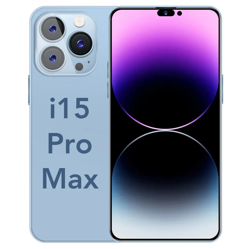 オリジナル5Giスマート携帯電話15 Pro Max Mobile i15 14 16G 1テラバイトスマートフォン格安電話TelefonoInteligente低価格Medome