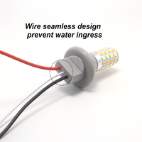 Ampoule LED P21w Canbus 1156 Py21w, ampoules bicolores, feux de jour, clignotants pour voitures, longue durée de vie, ajustement universel, 12VDC Canbus Ba15s Bau15s