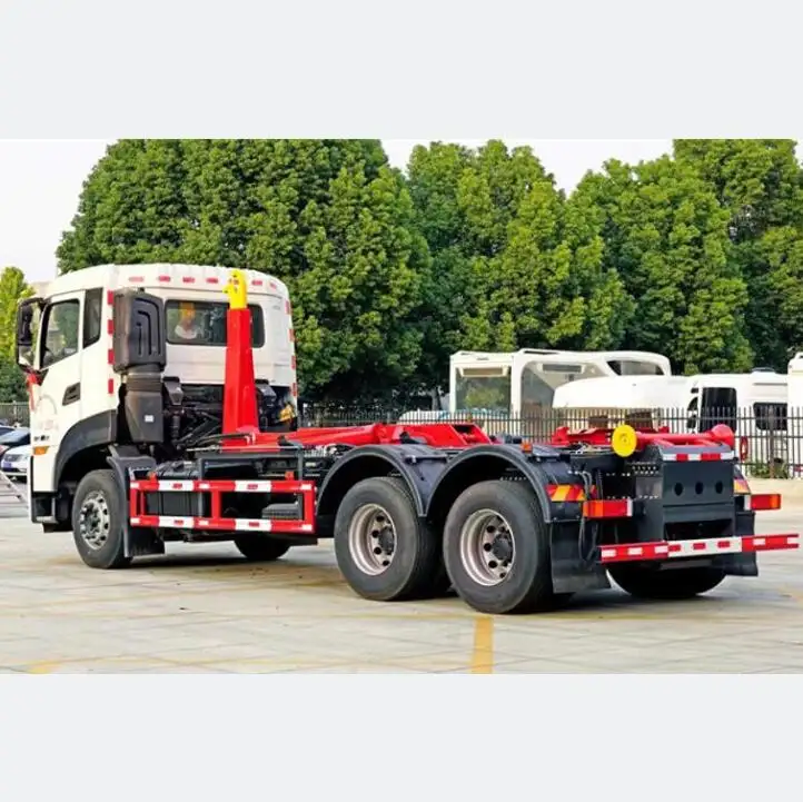Fábrica personalizada DONGFENG 6x4 brazo de gancho elevación volquete camión de basura 20 toneladas 25 toneladas