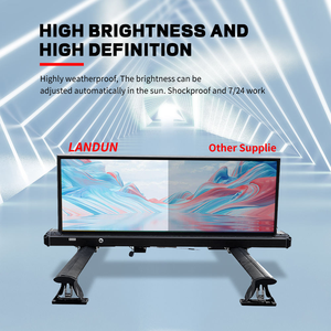 led screen High Definition Double Sided LED Display Outdoor Car Roof Mounted Electronic Advertising Screen - Product Image 5