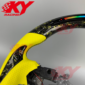 Accesorios Interiores para Accord Sport 2.0 2018-2022, Volante Deportivo de Fibra de Carbono Forjada, Cuero Genuino, LED, RPM - Product Image 2