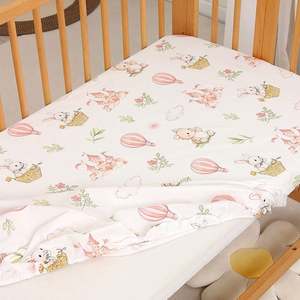 Sábanas Ajustables para Cuna al por Mayor, Sábanas de Algodón Neutras para Bebés y Niños Pequeños - Product Image 2