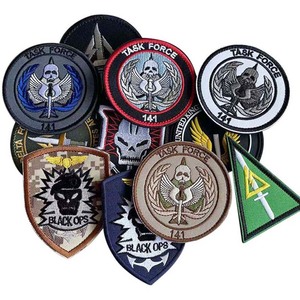 Ma Gọi Nhiệm Vụ Đen <span class=keywords><strong>Ops</strong></span> Biểu Tượng Thêu Vá Chiến Thuật Băng Tay Huy Hiệu Lực Lượng Nhiệm Vụ 141 Móc Vòng Lặp Vá Làm Từ Cảm Thấy PVC - Product Image 1