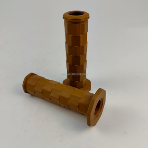 WANOU Classic <span class=keywords><strong>Vintage</strong></span> Motorcycle Cross Grips 22mm Poignées Poignées Marron - Product Image 5