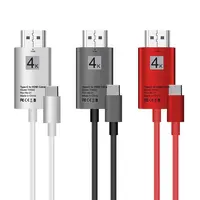 USB 31 Type C USB-C USB C À HDMI Mâle Cordon Câble Adaptateur 4K 6FT Pour Mobile Téléphone