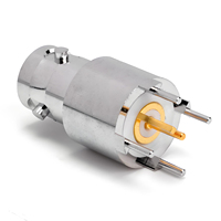 Connecteur triaxial TRB-KHD, prise BNC-KHD à montage sur circuit imprimé, 78 ohms, verrouillage à baïonnette pour MIL-STD-1553B