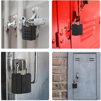 Cadenas Biométrique Antivol de Sécurité pour Casier Scolaire, Dortoir Étudiant, Bibliothèque, Crochet à Sac, Livre, Manteau, Boîte à Déjeuner, Protection d'Étagère