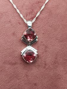 High Quality <b>Real</b> Quartz <b>Crystal</b> Pendant Necklace and Earrings Set 925 Sterling Silver Handmade Natural Gemstone Jewelry - Product Image 4