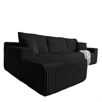 Nouveautés 2026 Tendance Chine Alibaba Faible MOQ Personnalisé Convertible Rembourré Inclinable Éponge Canapé-lit en L Gonflable Moderne