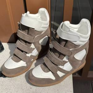 Zapatillas Unisex de Lona de Caña Alta, Zapatos de Plataforma de Cuero Genuino de Alta Calidad, Zapatillas de Moda para Caminar al Aire Libre - Product Image 5