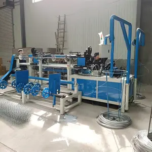 Produttore di macchine per la produzione di recinzioni a catena a filo singolo e doppio completamente automatico