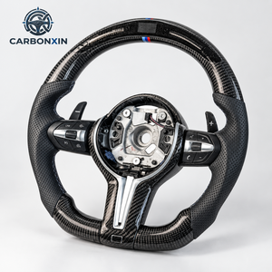 Volant chauffant en fibre de carbone pour BMW Série F F30 F10 535i F32 F20 F36 F22 M4 F82 X5 F15 F80 M3 F11 F31 F01 F07 X3 - Product Image 4