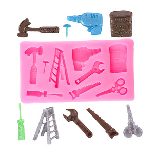 Moule en silicone pour gâteau <span class=keywords><strong>au</strong></span> <span class=keywords><strong>chocolat</strong></span>, décoration et façonnage <span class=keywords><strong>de</strong></span> desserts, avec motifs <span class=keywords><strong>de</strong></span> contrôleur <span class=keywords><strong>de</strong></span> jeu Hammer Gear et télécommande - Product Image 4
