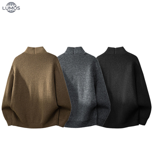 Cárdigan de Moda para Hombre, para Invierno y Otoño, Abierto, Grueso, de Acrílico, con Cuello en V, un Solo Botón, para Uso Diario, Estilo Urbano, Transpirable - Product Image 2