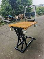 Table à ciseaux hydraulique à levage élevé de 1,5 m, capacité de 500 kg - Élévateur manuel pliable pour supermarché et entrepôt