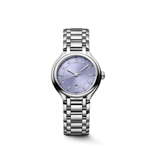 Montre-bracelet à quartz avec accent diamant, affichage de la date et bracelet en acier inoxydable pour femme, usage quotidien, Longinesing - Product Image 1