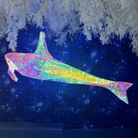 Lanterne de poisson LED populaire de haute qualité Décoration de festival de mariage d'animaux marins uniques