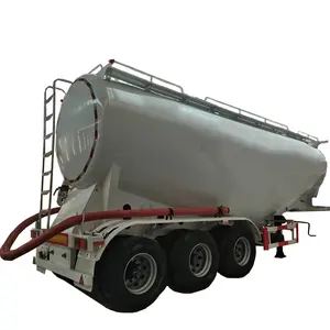 Factory Heavy Duty Dry Bulk Cement Trailer Powder Cement Bulker Tanker Semitrailer For Sale hot sale