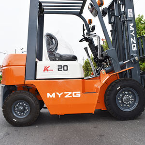 2トン産業材料輸送フォークリフトクイックレスポンス油圧システムとバックミラーセットアップディーゼルフォークリフト - Product Image 2