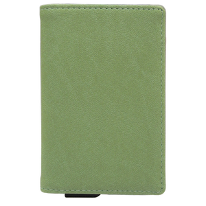 Slim Money Clip Rfid <b>Card</b> <b>Holder</b> <b>Wallet</b> Pop up <b>Card</b> <b>Holder</b> Rfid Blocking Aluminum Rfid Metal Business PU Short Fashion Unisex - Product Image 3