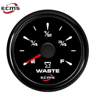 Pengukur Level Tangki Air Limbah ECMS Desain Baru 9-32V 52mm Bezel Baja Tahan Karat 316L dengan Lampu Latar Ganda - Product Image 5